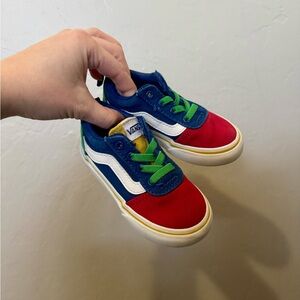 Vans Multicolor Slip On Shoes - Size Toddler 6 - LIKE NEW
